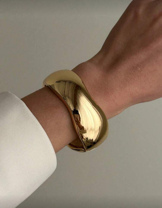 3 pieces bracelets asymmetriquement exagéré