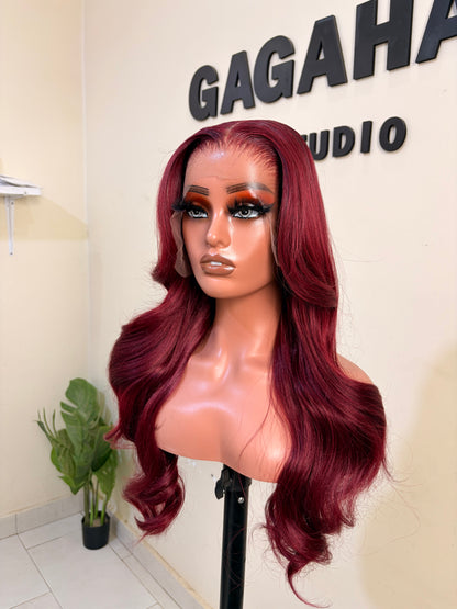 Blend hair velvet frontal lace hd