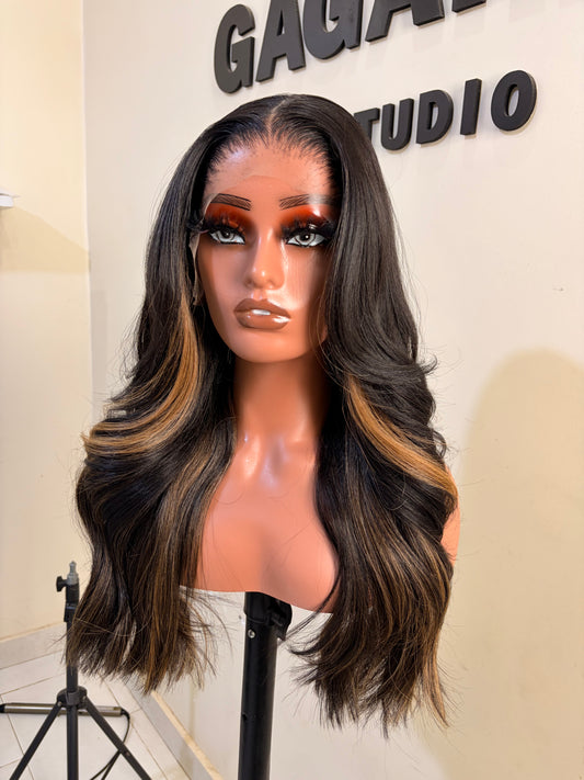 Blend hair highlight blond lace hd