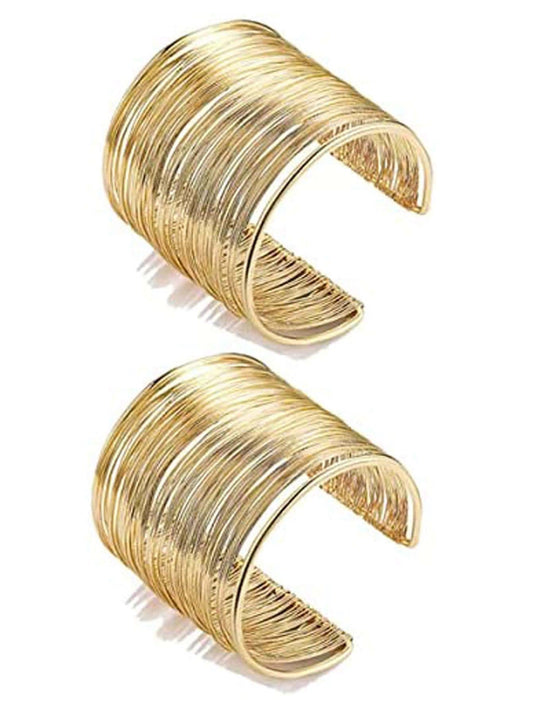2 pcs de Bracelet doré